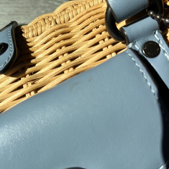 Coach Wicker Barrel Bag - Picture 2 of 16